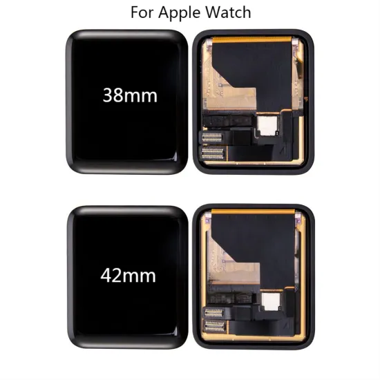 Wholesale Replacement LCD Screens for Apple Watch Models S1, S2, S3, S4, S5, S6 in Various Sizes