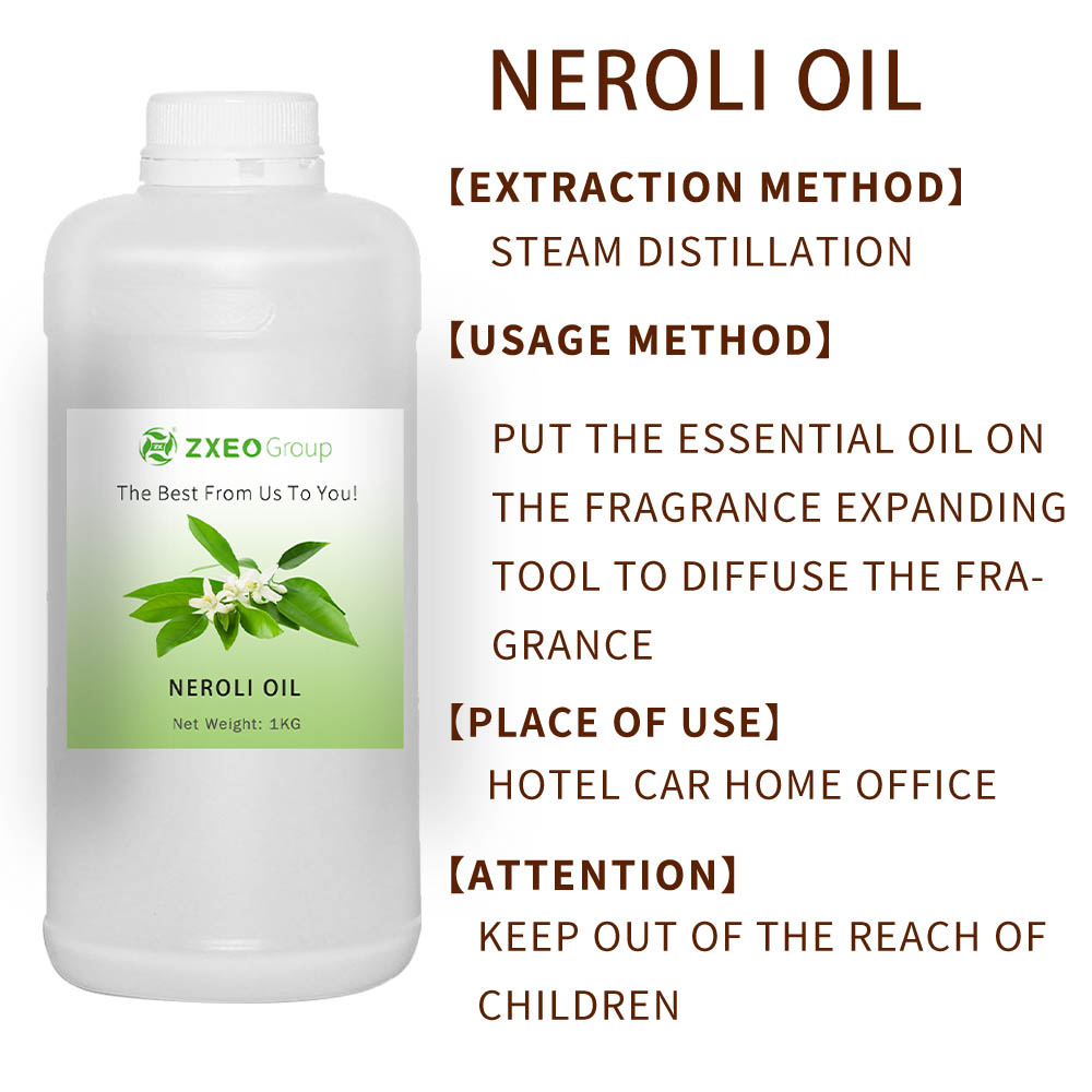 Aceite esencial de neroli 100% puro aroma orgánico natural aceite de neroli para difusor, masaje, cuidado de la piel del cabello, yoga