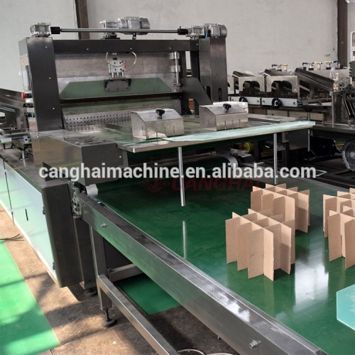 Automatic paperboard partition assemble machine