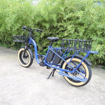 20 \ "Achter naafmotorafvoer Voedsel Ebike met 750 W stroom en 40AH -batterij - snelle elektrische dikke bandenfiets voor volwassenen