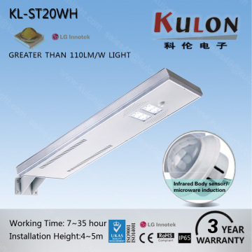 Flexible installation IP65 Outdoor Solar power integrated led street lamps