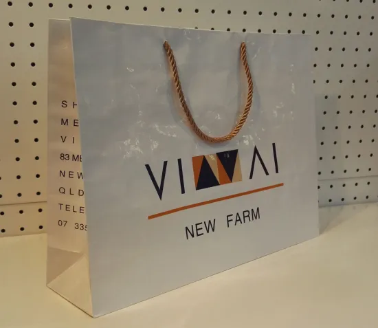 White Gift Bags With Handles