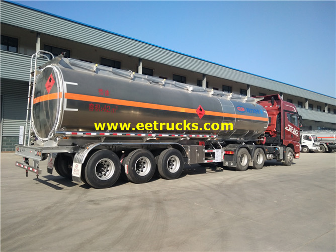 42000 lita aluminium dizeli tank nusu trailer