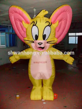 Newest style inflatable haibao cartoon characters on sale