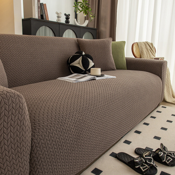 Universal Jacquard Sofa Slipcover - حامي مرن تمتد لأرائك 1-3 مقاعد