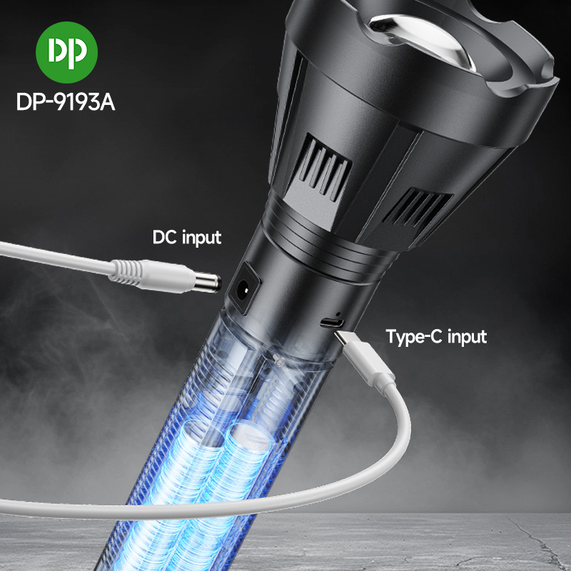 Wide Range High Power LED Tactical Flashlight Torch