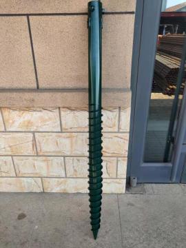 Epoxy Ground Screw Pile To Support Solar Panels