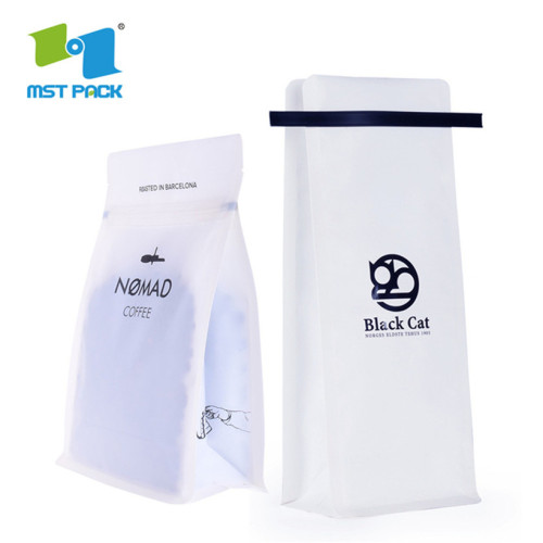 Foil Lined Square Bottom Coffee Packaging Bag