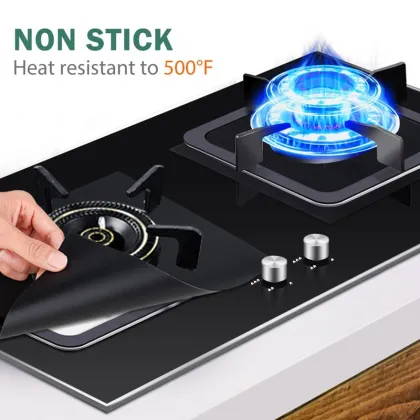 0.2mm black gas stove burner covers