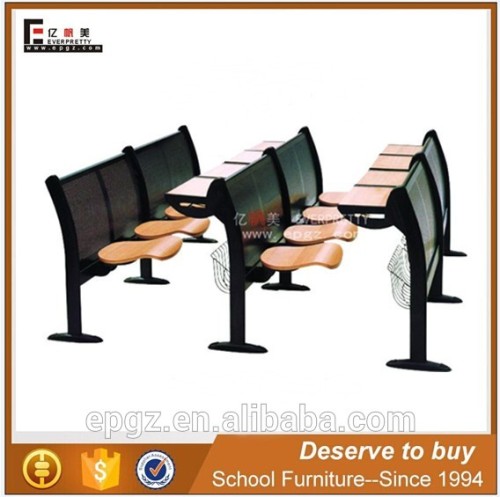 Modern Lecture Room Furniture College Folding Chair with Table