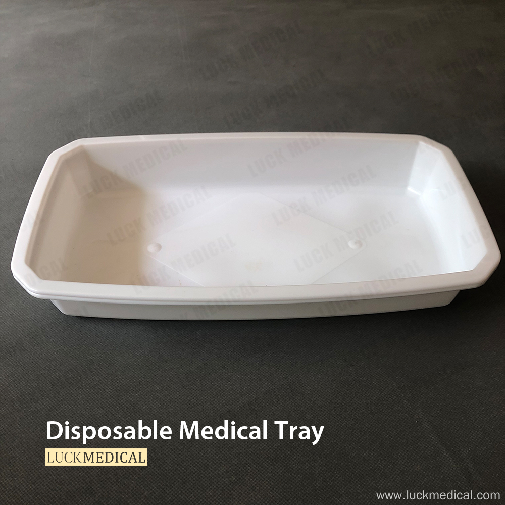 Disposable White Medical Tray