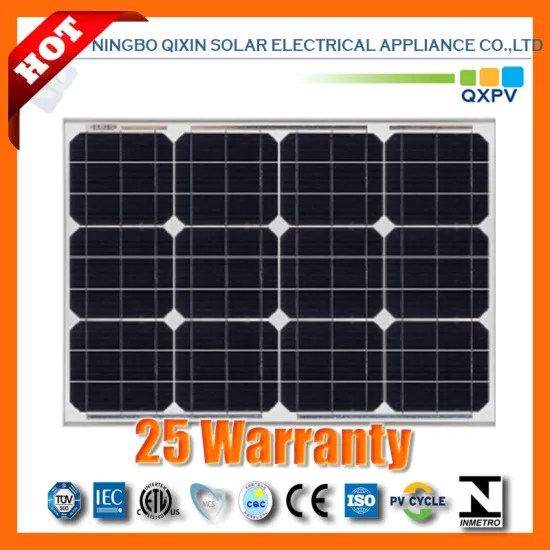 45W 156*156mono Silicon Solar Module