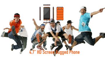 4.7 inch HD Screen Rugged Phone