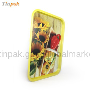 rectangular metal fruit holder