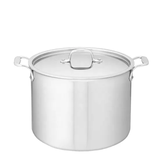 3 Ply Stainless Steel 304 Stockpot Soup Pot Saucepot Cut Edge