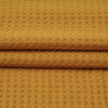 Polyester Rayon Spandex Hacci Waffle Fabric