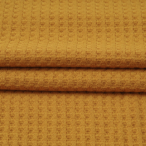 Polyester Rayon Spandex Hacci Waffle Fabric