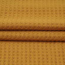 Polyester Rayon Spandex Hacci Waffle Fabric