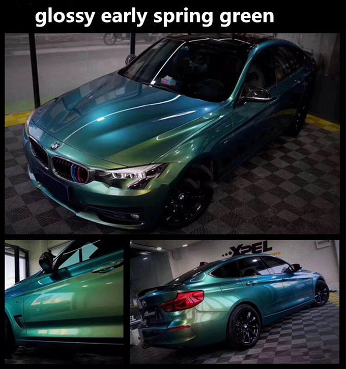 Chameleon Spring Green Vinyl Wrap