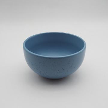 Europese steengoedgoedersets, moderne minimalistische stijl blauwe servies sets, steengoed servies sets kleur geglazuurd