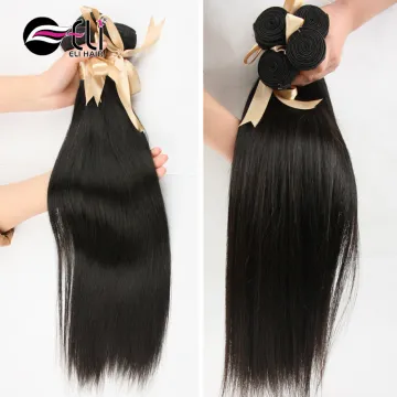 Human Hair Extension Full Cuticlle Natural Hair salt and pepper human hair extensions