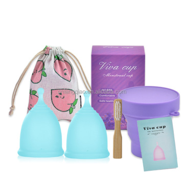Medical Grade Silicone Leak-Proof Reusable Sanitary Napkin for Women's Periods