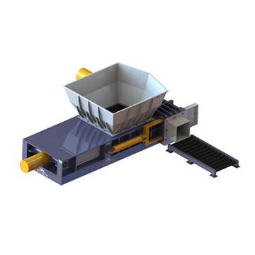 Conveyor Belt Scrap Metal Baler