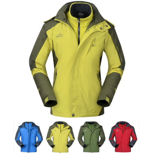 3 in 1 mens jacket waterproof ourdoor jacket