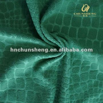 100% Polyester beautiful Embossed short plush fabric toy fabric