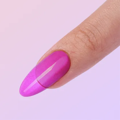 Translucent Mei red eye natural false nail