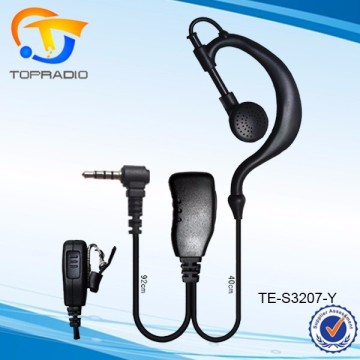 Walkie Talkie Microphone Headset PPT Button Radio Earphones for Yeasu Speaker Handy Talkie Talky Earpieces Walkie Talkie Headset