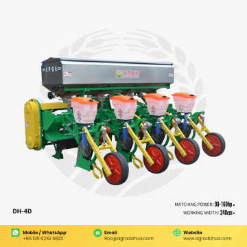 No-tillage and fertilizing maize seeder