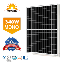 Half cell 340W solar panel with 120 cells