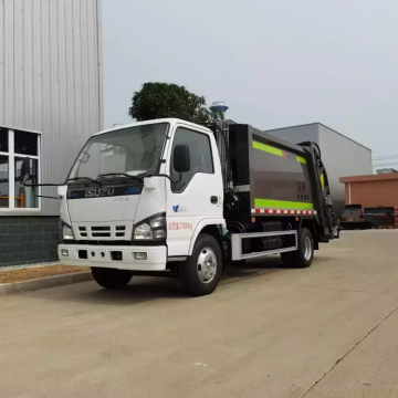ISUZU Compress Garbage Truck Model: 8800*2490*3150 Specifications and Features