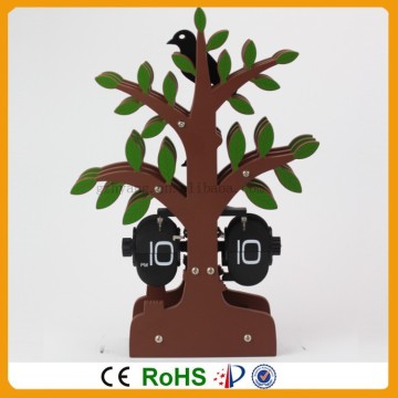 Mktime Tree Flip Table Clock with factory design patent