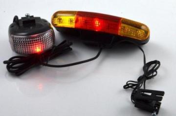 Multi-functional bicycle led light which with brake lights, 8 tone horn, turn indicators