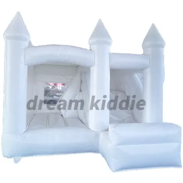 Hot Sale White Commercial Bouncy Castle Inflatable Combo Bouncer