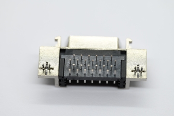 1.27mm NP 직각 SCSI 리셉터클 헤더 27mm 마운트