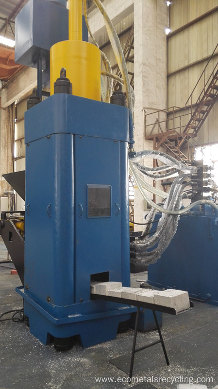 Aluminum Residue Briquetting Machine with Square Block