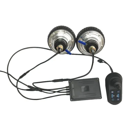 High Power 24V Torque Gearmotor Kit for Electric Wheelchairs: 6", 8", 10", 12" Brushless DC Motors with Comprehensive Accessories