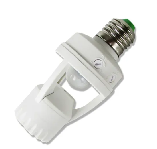 110-220V Input PIR Motion Sensor E27 Socket - 360 Degrees