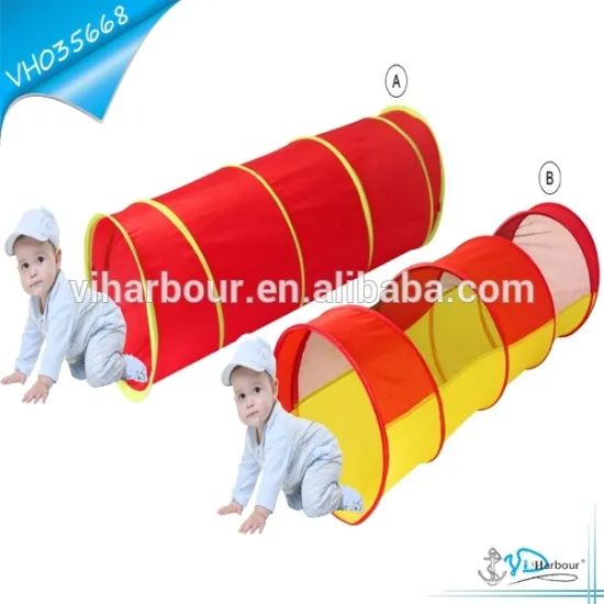 Kids Pop Up Colorful Tunnel Tent
