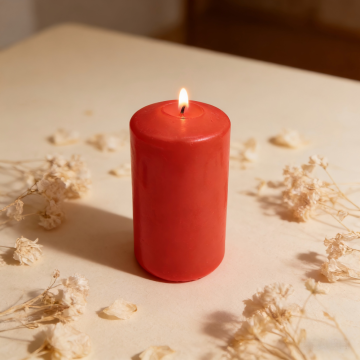 Zhongya Supply Colorful Unscented Pillar Decoration Candles