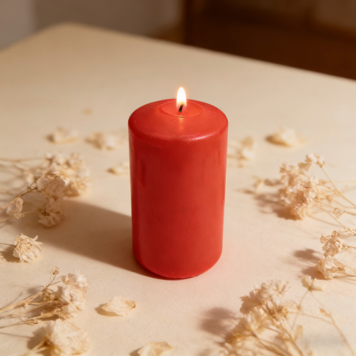 Zhongya Supply Colorful Unscented Pillar Decoration Candles