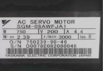 SGM-08AWFJA1 Yaskawa High Speed And Stable Servo Controller