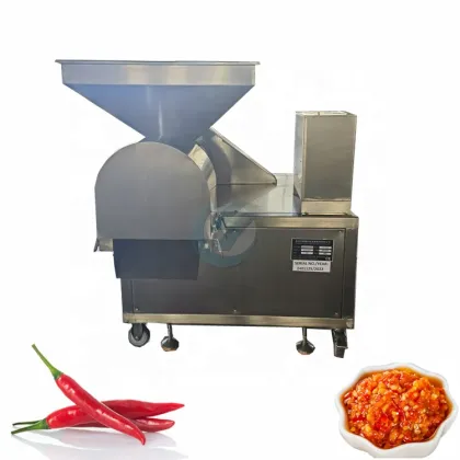 Industrial Chili Sauce, Garlic Ginger Paste, and Harissa Production Machine