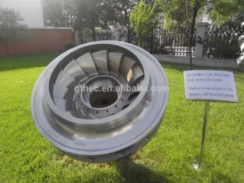 i Francis water power turbine(turbina) runner(wheel)for hydropower(hidroelectrica)