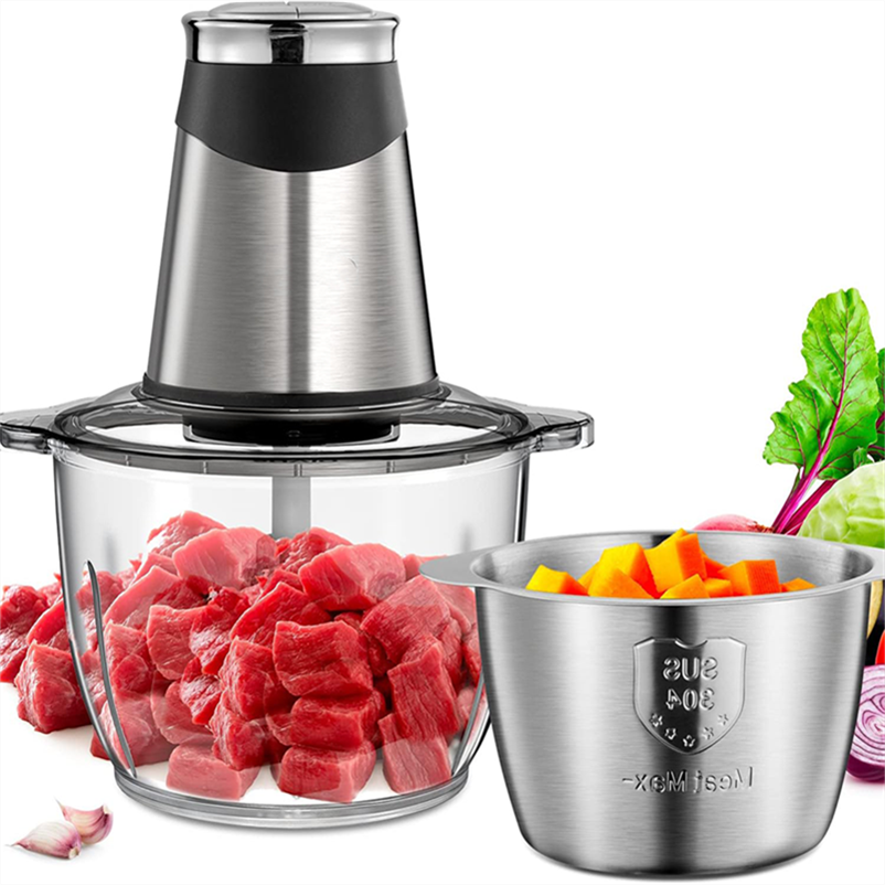commercial chopper machine food processor with meat grinder