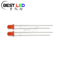 Red 3mm Standard LEDs Throguh-hole Diffused Lens