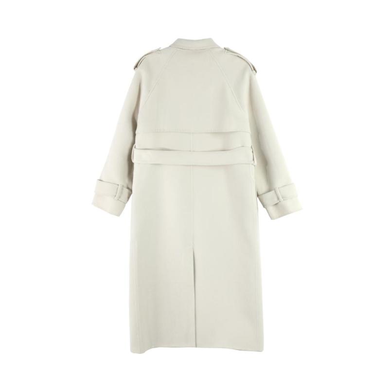 Suit-style Collar Loose Wool Coat